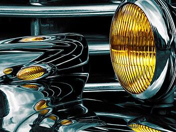 Mit diesem Foto "Cadillac chrome", das bei einem Oldtimertreffen auf dem Anger entstand, errang Fotokreis-Mitglied Gerd Wetzels beim Fotowettbewerb zum Thema "Sternstunden - Die schönen Seiten des Lebens" der Firma CEWE den ersten Preis. Lothar Nöth, ebenfalls Mitglied des Fotokreises, kam auf den vierten Platz. Foto: Gerd Wetzels