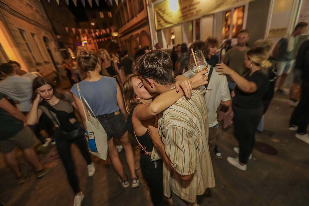Endlich wieder Partystimmung im Sandgebiet