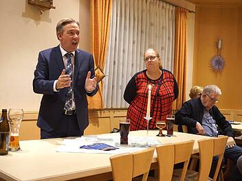 In Schwung geredet hat sich Landrat Alexander Tritthart beim traditionellen Fischessen der CSU Herzogenaurach am Aschermittwoch.sae