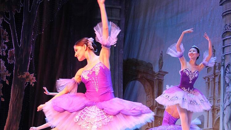 Die Kostüme in der romantischen Ballett-Geschichte "Dornröschen" waren eine echte Augenweide. Foto: Sonja Adam