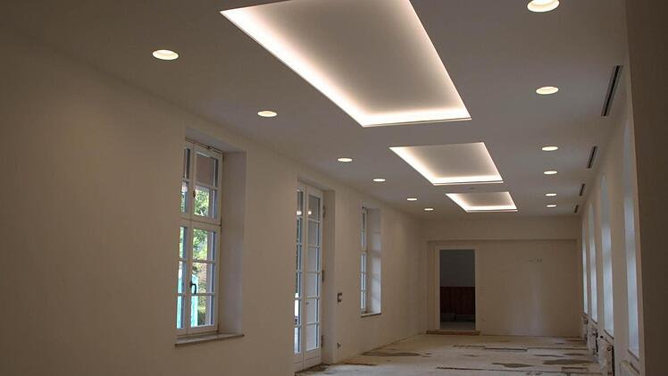 Dort, wo früher die Toiletten waren, entstand ein Raum für Feierlichkeiten.