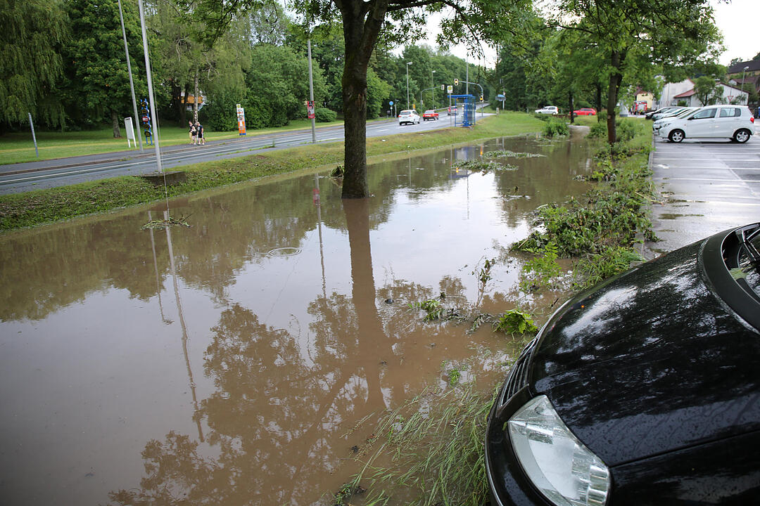 Unwetter: Überschwemmungen in Kulmbach und Kronach