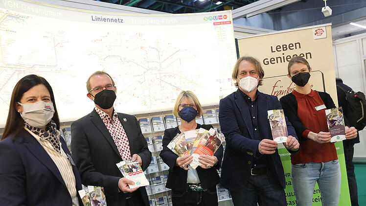 Freizeitmesse Nürnberg: Vorstellung der neuen Buslinie  "Fränkische-Toskana-Express"