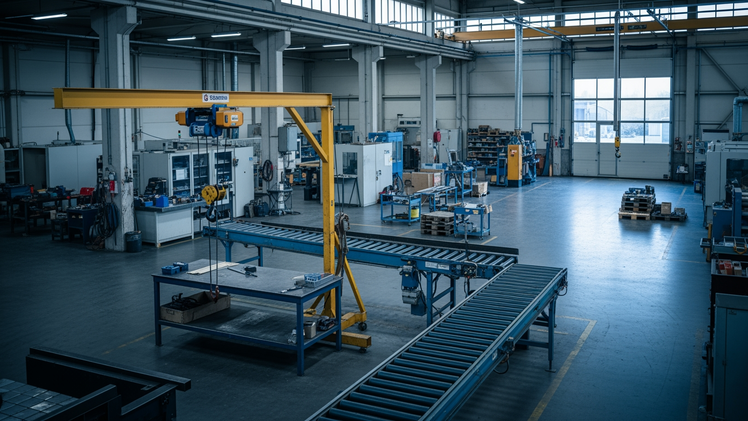 Maschinenbauer, Anlagenbauer, Fabrikhalle, Fertigung, Produktion, Autozulieferer, Industriehalle