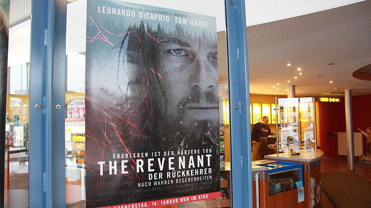 Für die Kinobesitzer, Peter Hofmann und Carola Berner-Löhmer, klarer Oscar-Favorit: Leonardo DiCaprio in "The Revenant. Foto: Carmen Schmitt