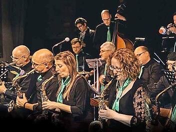 Die "Big Wabbit Band" tritt zusammen mit Sängerin Nicole Kubis am Sonntag in der Alten Seilerei auf. Foto: pr