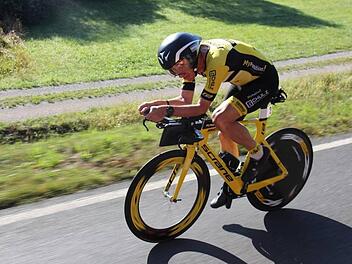 Bis zu 180 Kilometer absolviert Thomas Geiger bei einem Wettkampf auf dem Rad.  Foto: ASC Kronach-Frankenwald