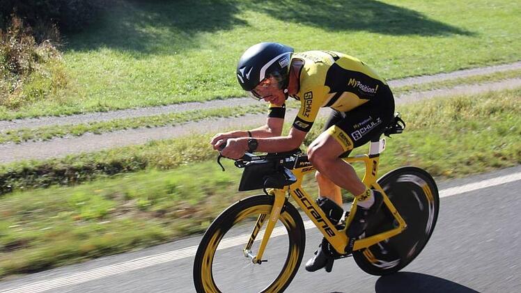 Bis zu 180 Kilometer absolviert Thomas Geiger bei einem Wettkampf auf dem Rad.  Foto: ASC Kronach-Frankenwald