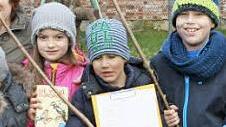 Die Kinder konnten schöne Sachen mit nach Hause nehmen.