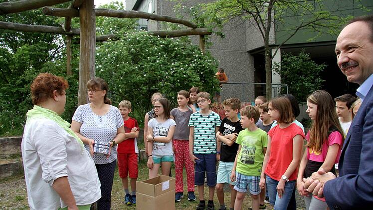 Bei der Preisverteilung  Foto: Richard Sänger