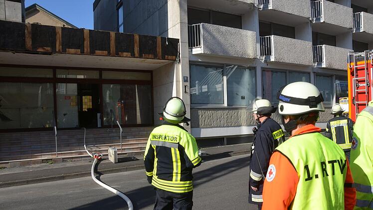 Im ehemaligen Hotel Rixen in Bad Kissingen ist ein Feuer ausgebrochen. Peter Rauch