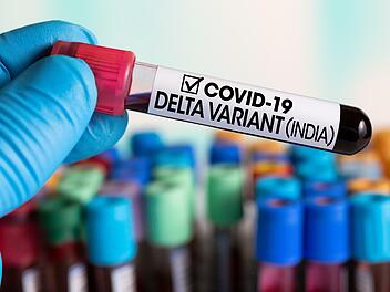 Bei drei Landkreisbewohnern wurde die Delta-Variante des Corona-Virus nachgewiesen. Symbolbild: angellodeco, Adobe Stock