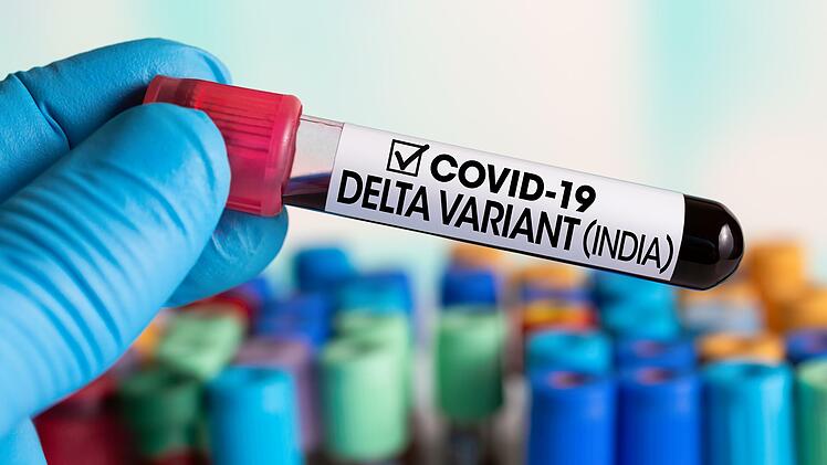Bei drei Landkreisbewohnern wurde die Delta-Variante des Corona-Virus nachgewiesen. Symbolbild: angellodeco, Adobe Stock