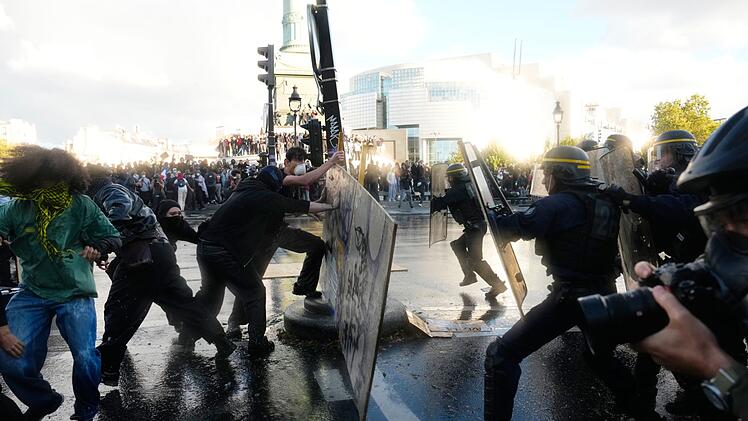 Schulproteste in Frankreich