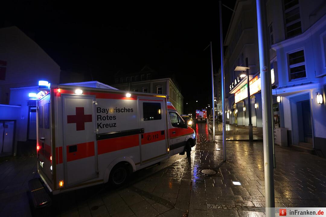 Kellerbrand im Scala-Kino in Hof