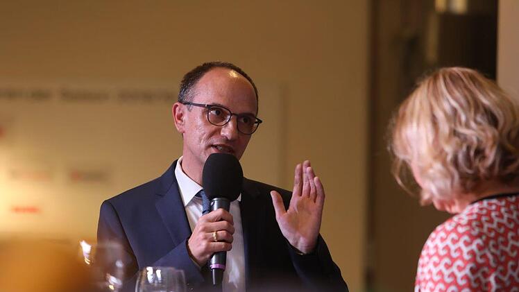 Podiumsdiskussion zum Gewerbepark Geisfelder Straße in der Brose-Arena. Foto: Barbara Herbst