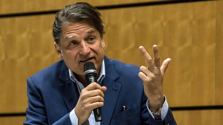 Jakob Augstein in der Aula der Coburger HochschuleFoto: Jochen Berger