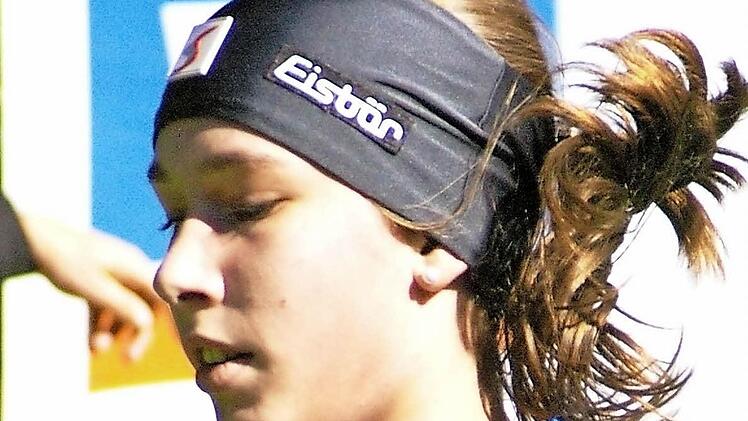 Spitzenlangläuferin Melanie Schäfer war bei der Veranstaltung ihres Heimatvereins TSV Mönchröden mit viel Engagement dabei.