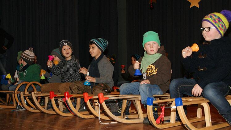 Ein Teil des Programms wurde von Kindergartenkindern gestaltet. Foto: Sabine Weinbeer