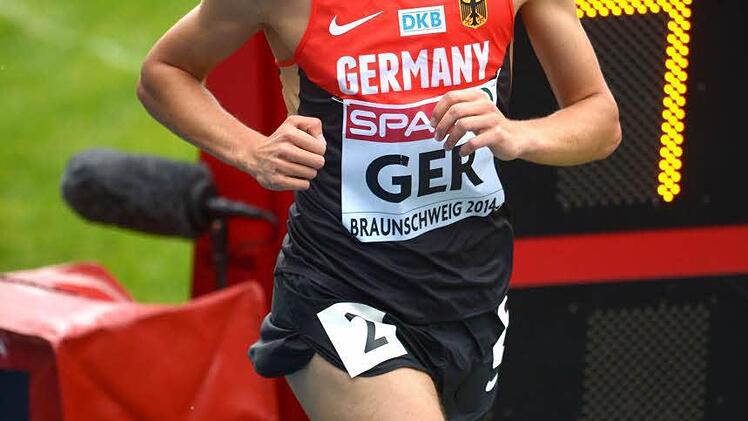 Der Höchstadter Martin Grau läuft seinem Traum von Olympia nicht mehr nur hinterher, inzwischen ist er zum Greifen nah. Foto: Peter Steffen/dpa