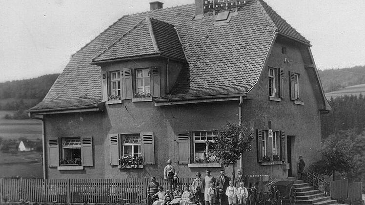 Die Postagentur im ehemaligen Anwesen der Familie Brandenstein.