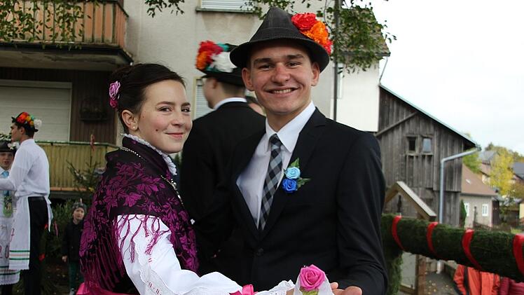 Die Trachtenkirchweih wird auch in Windheim von den jungen Leuten noch gefeiert. Veronika Schadeck