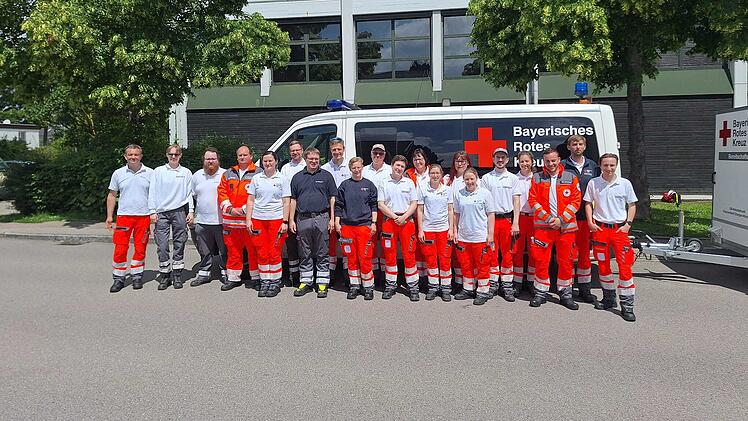 BRK Erlangen-H&ouml;chstadt  berichtet &uuml;ber Hochwasser Einsatz in Schwaben