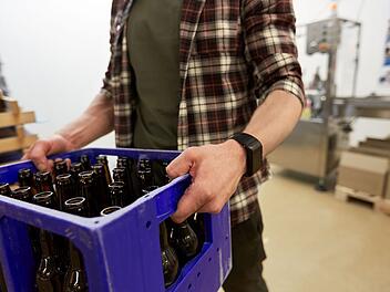 Bierkasten, Bierflaschen, Pfand, Flaschenpfand, Pfandflaschen, Brauerei