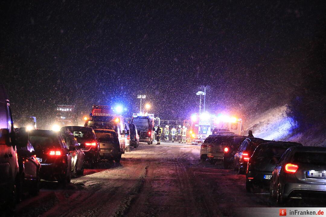 Unfall auf der A73 bei Hirschaid