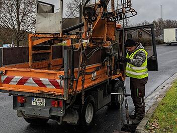 Bad Kissingen: Reinigung der Straßeneinläufe - Stadt mit Bitte