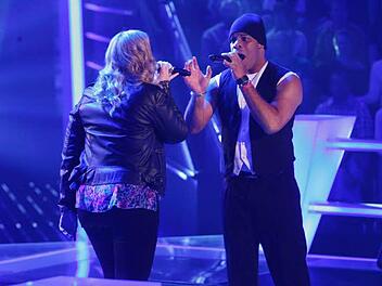 Ray Horton und seine Battle-Partnerin Ronja Fischer im Ring. Foto: SAT.1/ProSieben/Richard Hübner