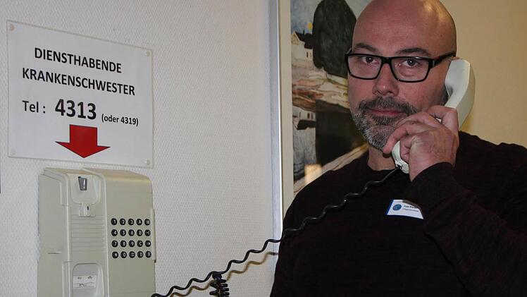 24 Stunden geöffnet: Pflegedienstleiter Falk Riedel in der Notaufnahme der Capio Franz von Prümmer-Klinik. Foto: Ulrike Müller