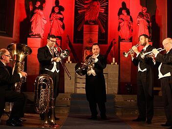 Harmonic Brass während ihres Konzertes in der Stadtpfarrkirche Fotos: Thomas Dill