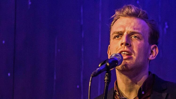 Der Sänger Sander de Winne beeindruckte beim Gastspiel in Coburg.Foto: Jochen Berger