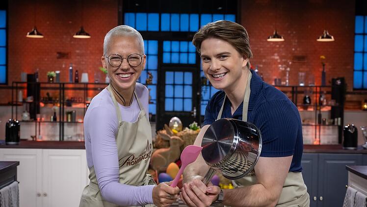 Die S&auml;nger Stefanie Heinzmann und Vincent Gross treten als Team auf.