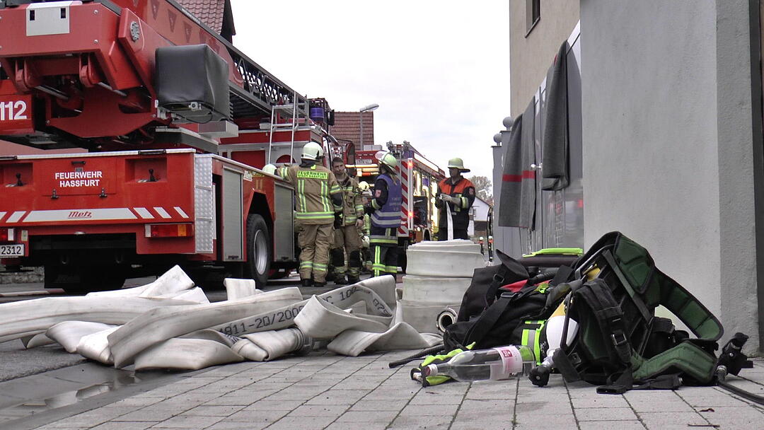Haßfurt: Zwei Menschen sterben bei Brand