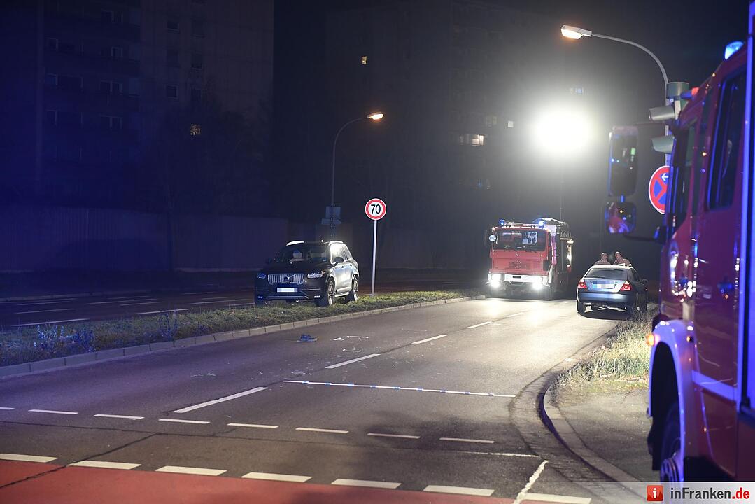 Fußgänger in Bamberg von Auto erfasst