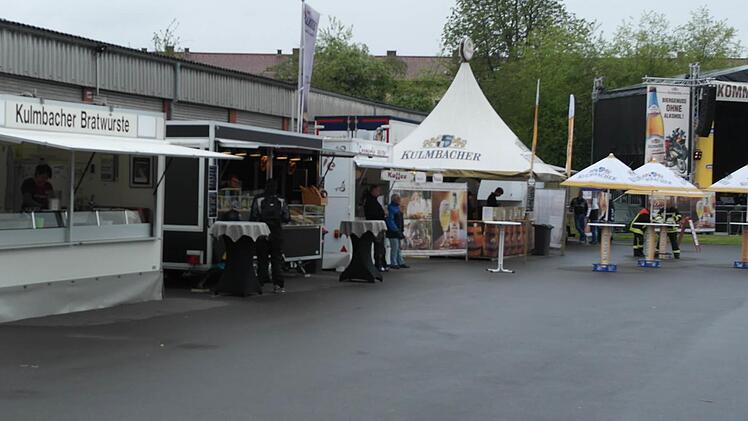 Ziemlich leer sah es um die Mittagszeit auf dem Brauereigelände aus.