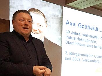 Axel Gotthardt stellte sich und seine Ziele vor. Foto: Richard Sänger