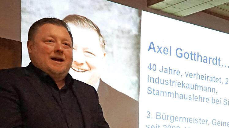 Axel Gotthardt stellte sich und seine Ziele vor. Foto: Richard Sänger