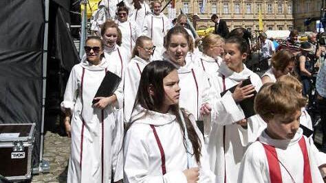 Ihren jüngsten großen Auftritt hatten die Domchöre beim Heinrichsfest 2016.  Foto: Marion Krüger-Hundrup