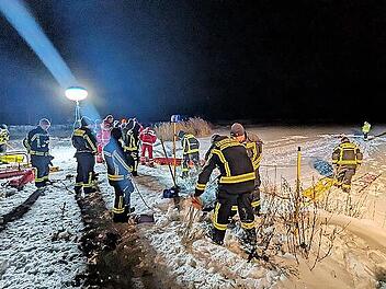 Frostiger Einsatz &ndash; Rettung trotz eisiger Gefahren
