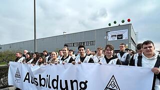 Protestaktion bei Bosch Bamberg
