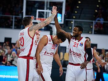 Brose Bamberg empfängt am Montag die Walter Tigers Tübingen. Foto: Nicolas Armer, dpa