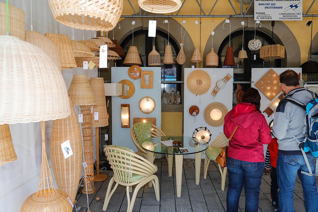 Korbmarkt in Lichtenfels am Samstag