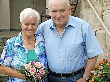 Das Jubelpaar Friedrich und Hilde Hornung  Foto: Sabine Weinbeer