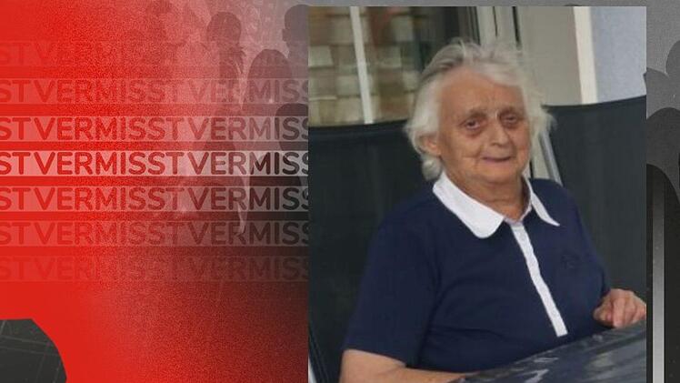 Eine 88-Jährige aus Mittelfranken wird vermisst. Seit Donnerstag hat niemand mehr die Seniorin gesehen. Foto: Polizei/Grafik: inFranken.de