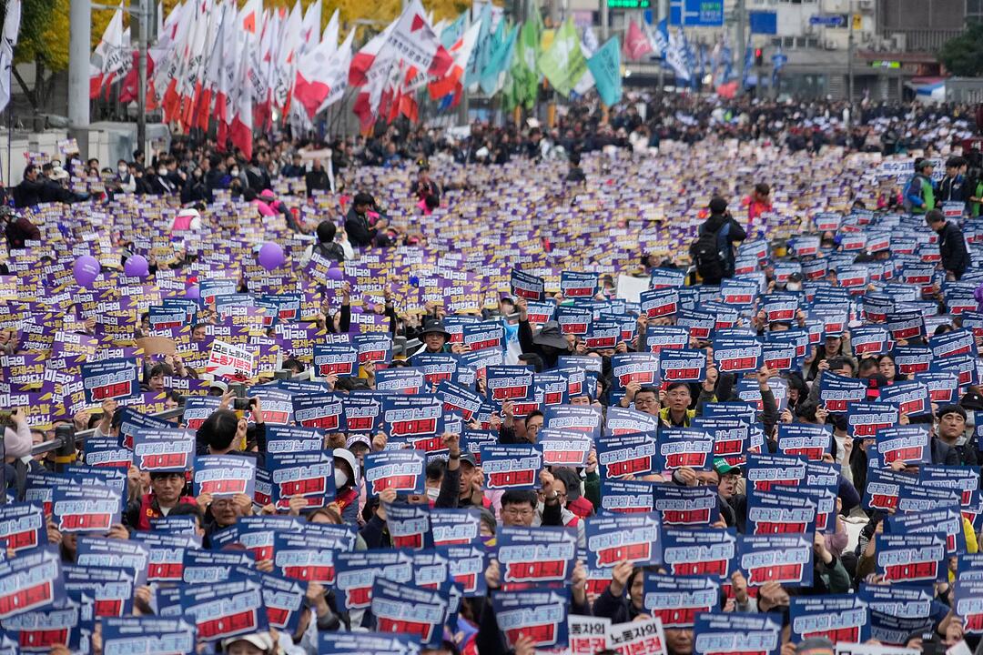 Proteste in Südkorea