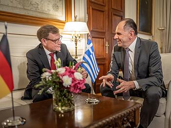 Au&szlig;enminister Wadephul in Griechenland