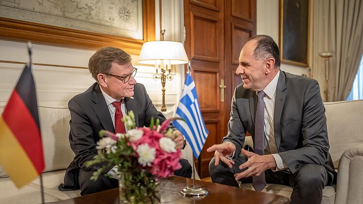 Au&szlig;enminister Wadephul in Griechenland